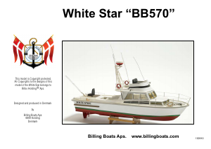 Brugsanvisning Billing Boats set BB570 Boatkits White star