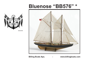 Brugsanvisning Billing Boats set BB576 Boatkits Bluenose