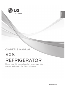 Manual LG GS5163PVLV Fridge-Freezer