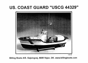 Manual de uso Billing Boats set BB586 Boatkits US coast guard