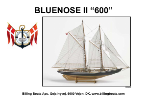 Manual Billing Boats set BB600 Boatkits Bluenose II