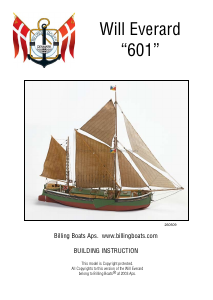 Manual Billing Boats set BB601 Boatkits Will everard