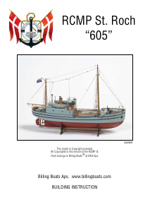 Manual Billing Boats set BB605 Boatkits St. Roch