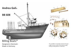 Manual de uso Billing Boats set BB608 Boatkits Andrea gail
