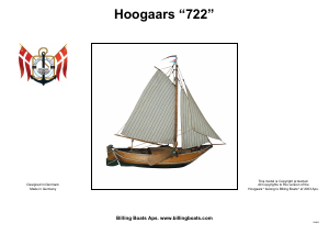 Handleiding Billing Boats set BB722 Boatkits Hogaars