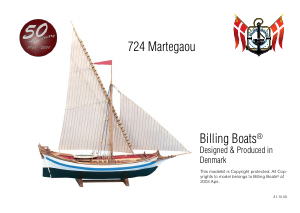 Handleiding Billing Boats set BB724 Boatkits Martegeaux