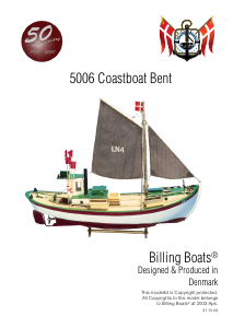 Brugsanvisning Billing Boats set BB5006 Boatkits Coastboat bent