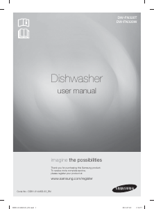 Manual Samsung DW-FN320T Dishwasher