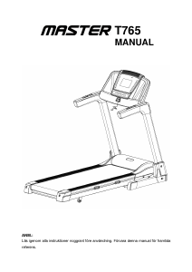 Bruksanvisning Master T765 Löpband