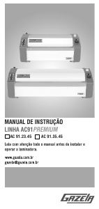 Manual Gazela AC 91.23.45 Plastificadora