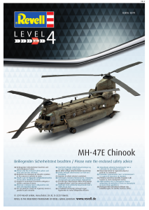 Manual Revell set 03876 Helicopters MH-47E Chinook