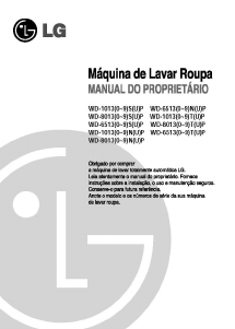 Manual LG WD-10130TUP Máquina de lavar roupa