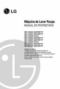 Manual LG WD-12495TP Máquina de lavar roupa