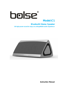 Manual Bolse C1 Speaker