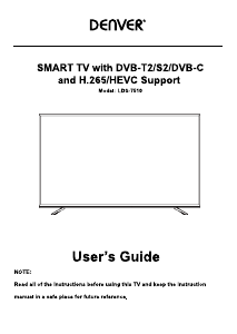 Manual Denver LDS-7510 LED Television