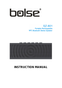 Manual Bolse SZ-801 Speaker