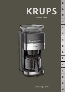 Manual de uso Krups KM832810 Grind & Brew Máquina de café