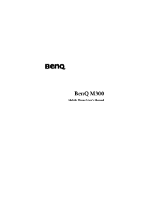 Handleiding BenQ M300 Mobiele telefoon