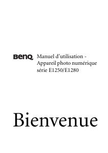 Mode d’emploi BenQ E1250 Appareil photo numérique