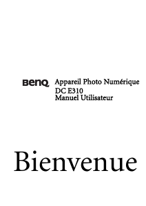 Mode d’emploi BenQ DC E310 Appareil photo numérique