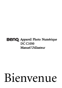 Mode d’emploi BenQ DC C1050 Appareil photo numérique