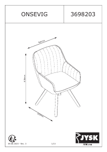 Hướng dẫn sử dụng JYSK Onsevig Ghế