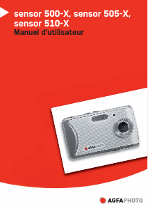 Mode d’emploi Agfa senor 500-X Appareil photo numérique