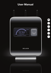 Bedienungsanleitung Belkin F5D8232-4 Router