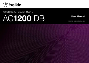 Manual Belkin F9K1113 AC1200 DB Router