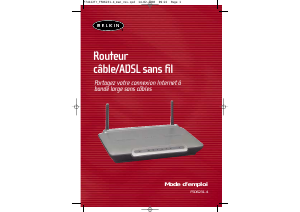 Mode d’emploi Belkin F5D6231-4 Routeur