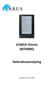 Handleiding ICARUS Omnia M700BK E-reader