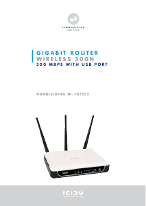 Bedienungsanleitung Icidu NI-707533 Router