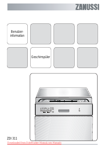 Bedienungsanleitung Zanussi ZDI311 Geschirrspüler