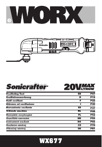 Manual Worx WX677 Sculă electrică multifuncţională