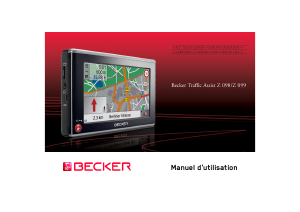 Mode d’emploi Becker Traffic Assist Z 099 Système de navigation