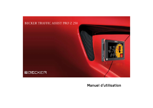 Mode d’emploi Becker Traffic Assist Pro Z 250 Système de navigation