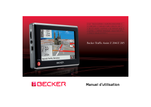 Mode d’emploi Becker Traffic Assist Z 204 Système de navigation