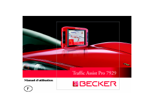 Mode d’emploi Becker Traffic Assist Pro 7929 Système de navigation