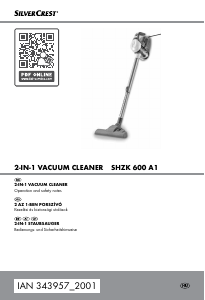 Manual SilverCrest IAN 343957 Vacuum Cleaner