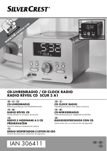 Manual SilverCrest IAN 306411 Rádio relógio