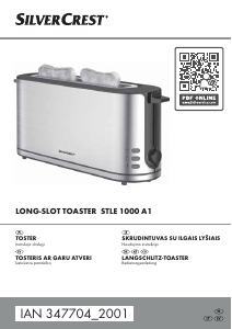 Bedienungsanleitung SilverCrest STLE 1000 A1 Toaster