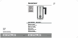 Instrukcja SilverCrest IAN 337244 Spieniacz do mleka