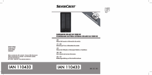 Manual de uso SilverCrest IAN 110433 Cargador portátil