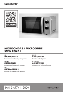 Manual SilverCrest IAN 345741 Microwave