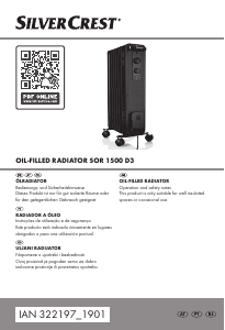 Manual SilverCrest SOR 1500 D3 Heater