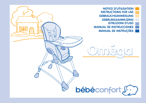 Bedienungsanleitung Bébé Confort Omega Babyhochstuhl