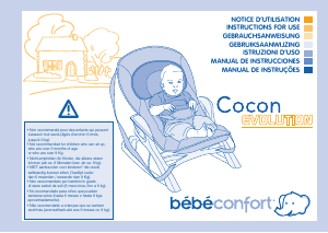 Manual Bébé Confort Cocon Evolution Espreguiçadeira para bebê