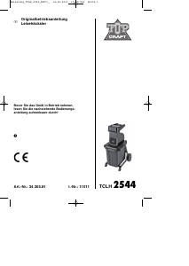 Bedienungsanleitung Topcraft TCLH 2544 Gartenhäcksler