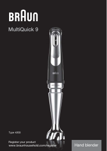 Manual Braun MQ 9038X MultiQuick 9 Blender de mână