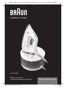 Посібник Braun IS 2043 CareStyle Compact Праска